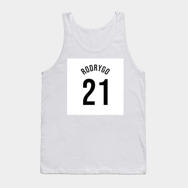 Rodrygo 21 Home Kit - 22/23 Season Tank Top by GotchaFace